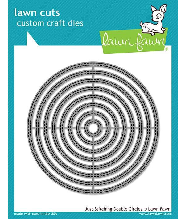 Lawn Fawn Cuts Just Stitching Double Circles LF2066