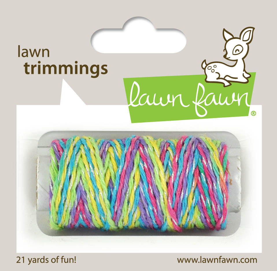 Lawn Fawn Trimmings Single Cord Unicorn Tail Sparkle LF2185