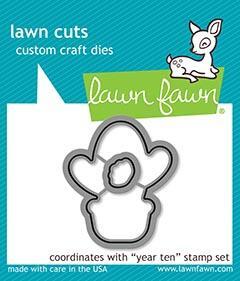 Lawn Fawn Cuts Year Ten Dies LF2237