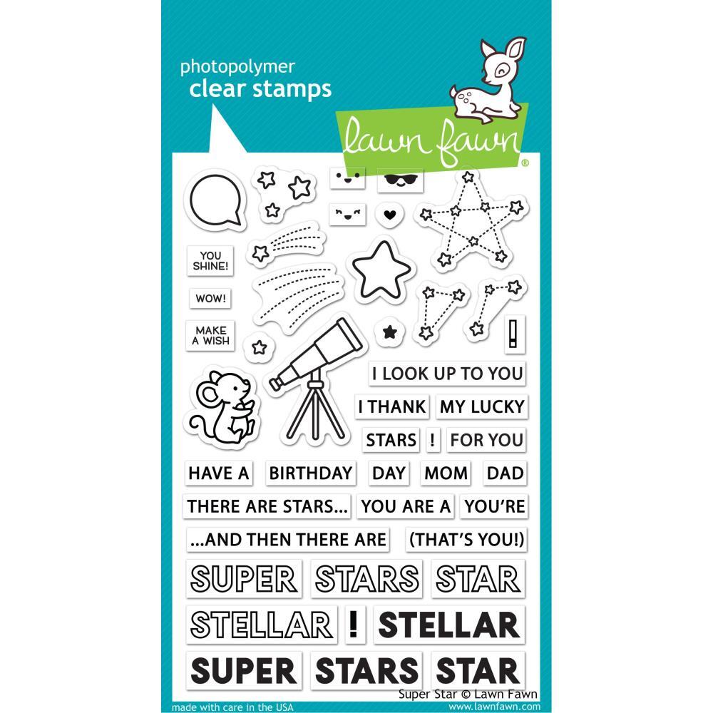 Lawn Fawn Stamps Super Star LF2241