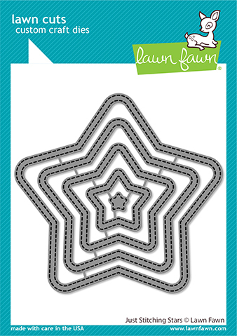 Lawn Fawn Cuts Just Stitching Stars LF2362