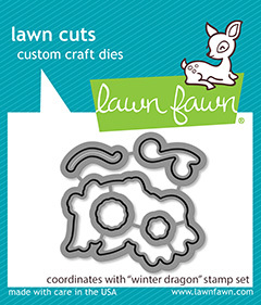 Lawn Fawn Cuts Winter Dragon LF2426