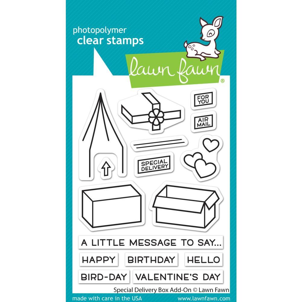 Lawn Fawn Stamps Special Delivery Box Add-On LF2468