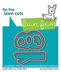 Lawn Fawn Cuts One In A Chameleon Flip-Flop Dies LF2513