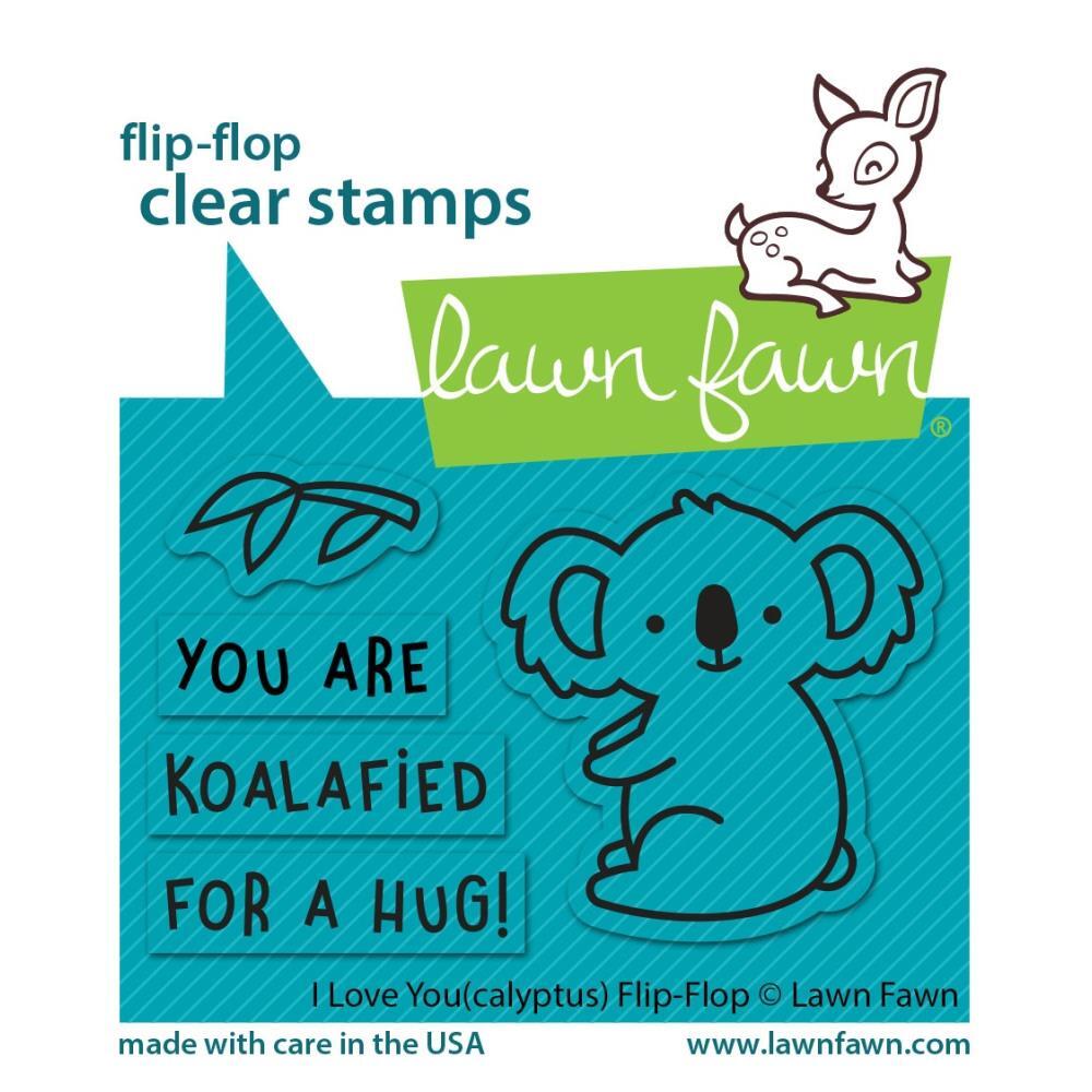 Lawn Fawn Stamps I Love You(Calyptus) Flip-Flop LF2564
