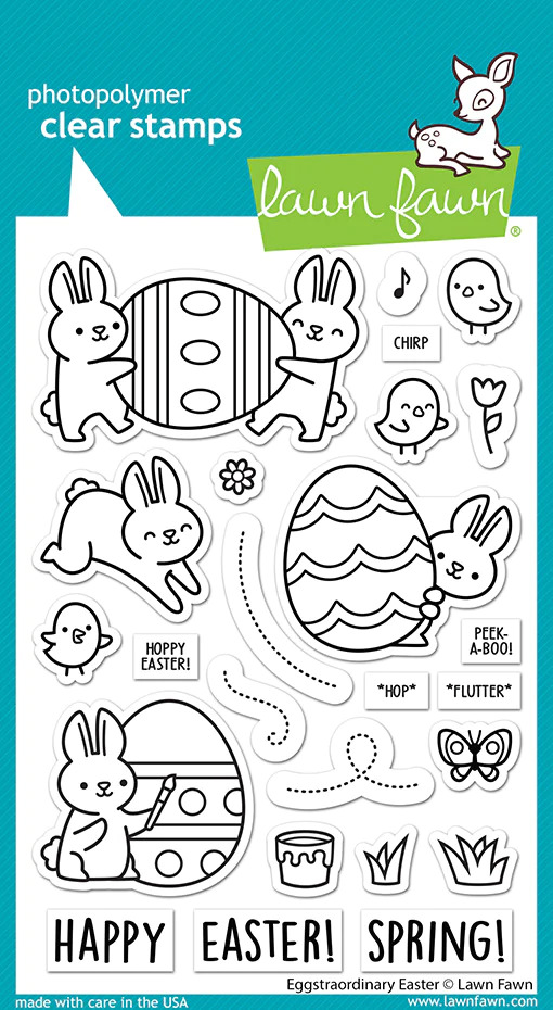 Lawn Fawn - Stamps - Eggstraordinary Easter - LF3077