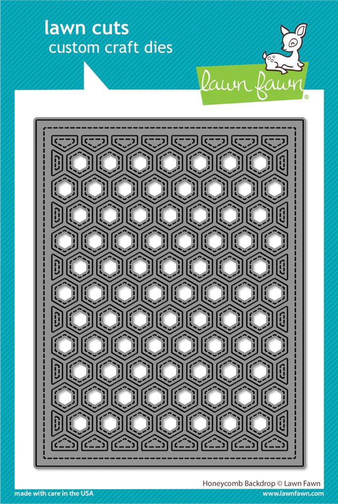 Lawn Fawn - Lawn Cuts - Honeycomb Backdrop Die - LF3142