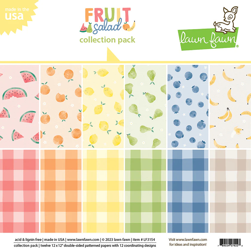 Lawn Fawn - Paper - Fruit Salad - Collection Pack - LF3154