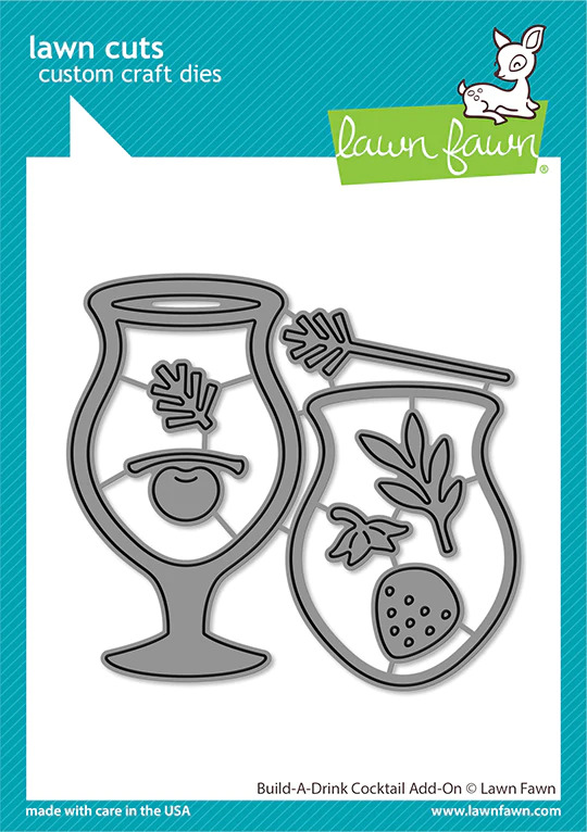 Lawn Fawn - Lawn Cuts - Build-A-Drink Cocktail Add-on Die - LF3173