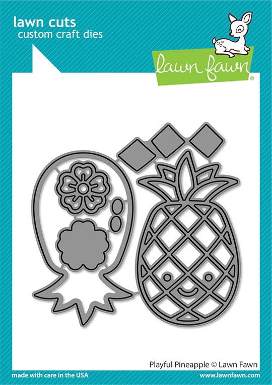 Lawn Fawn - Lawn Cuts - Playful Pineapple Dies - LF3173
