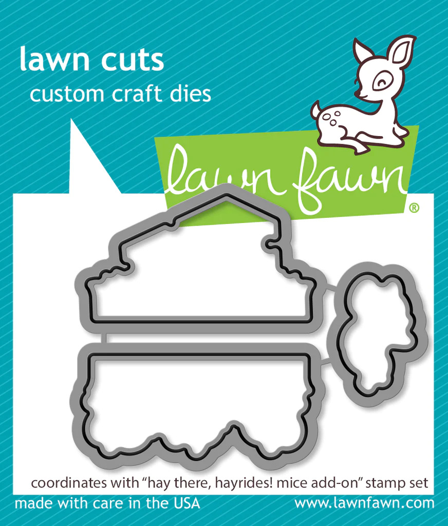 Lawn Fawn - Lawn Cuts - Hay there, Hayrides! Mice Add-on- LF3216