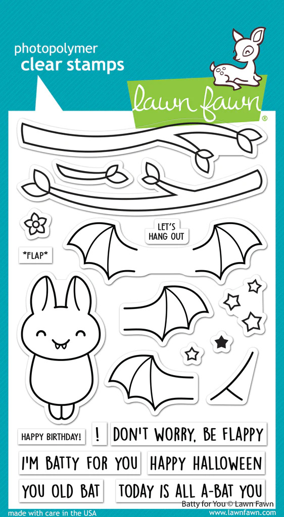 Lawn Fawn - Stamps - Batty For You - LF3217