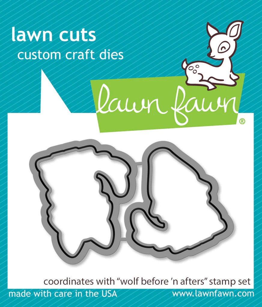 Lawn Fawn - Lawn Cuts - Wolf Before ‘n Afters - LF3222