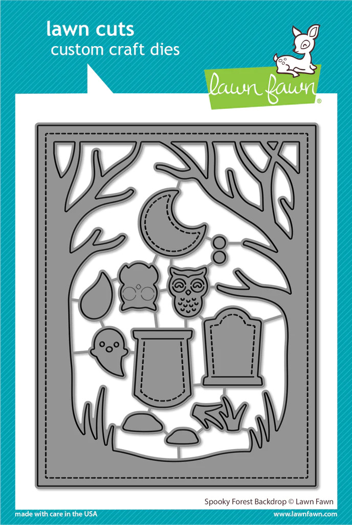 Lawn Fawn - Lawn Cuts - Spooky Forest Backdrop - LF3261