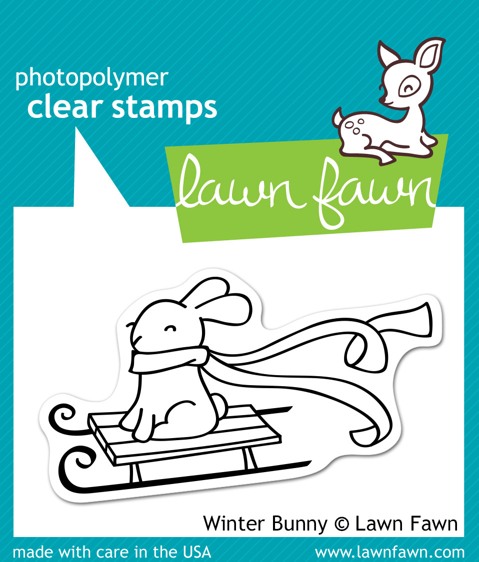 Lawn Fawn Stamps Winter Bunny LF327 