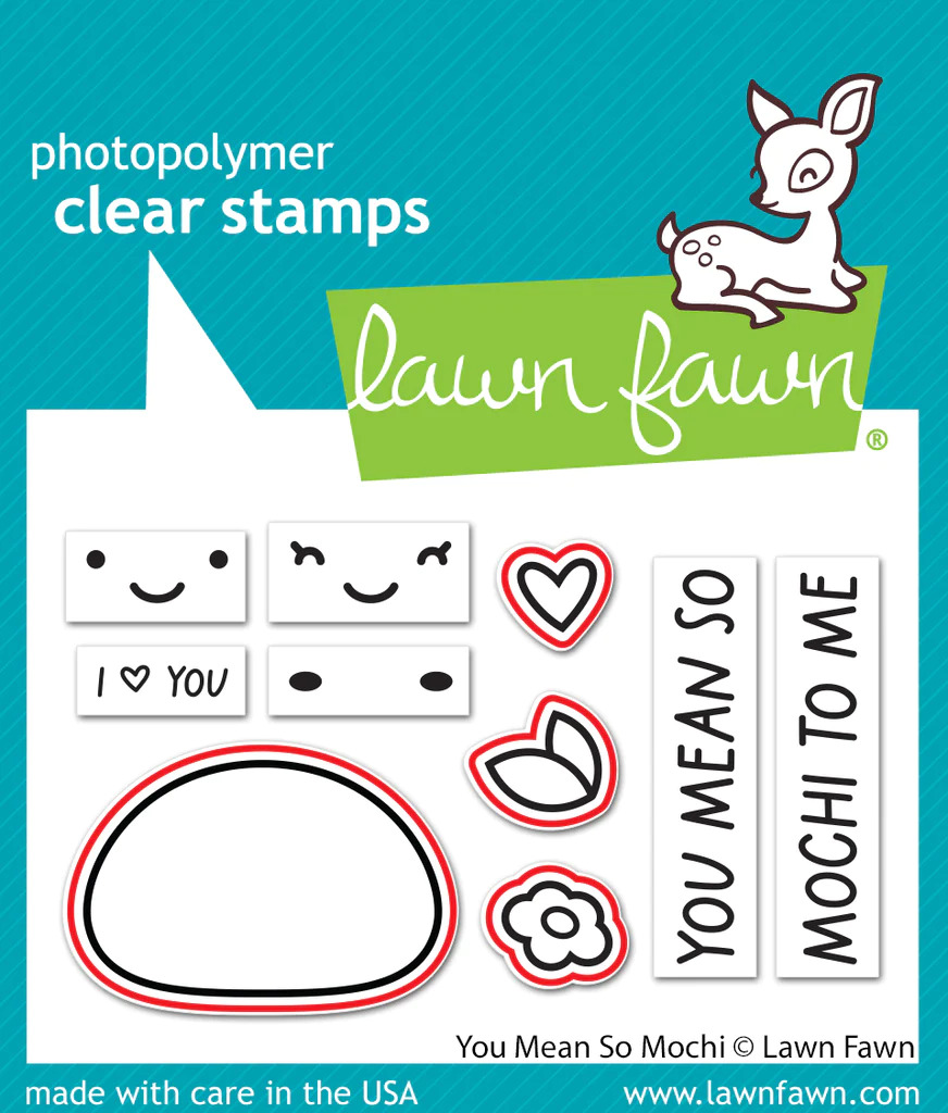 Lawn Fawn - You Mean So Mochi - Stamp and Die Bundle