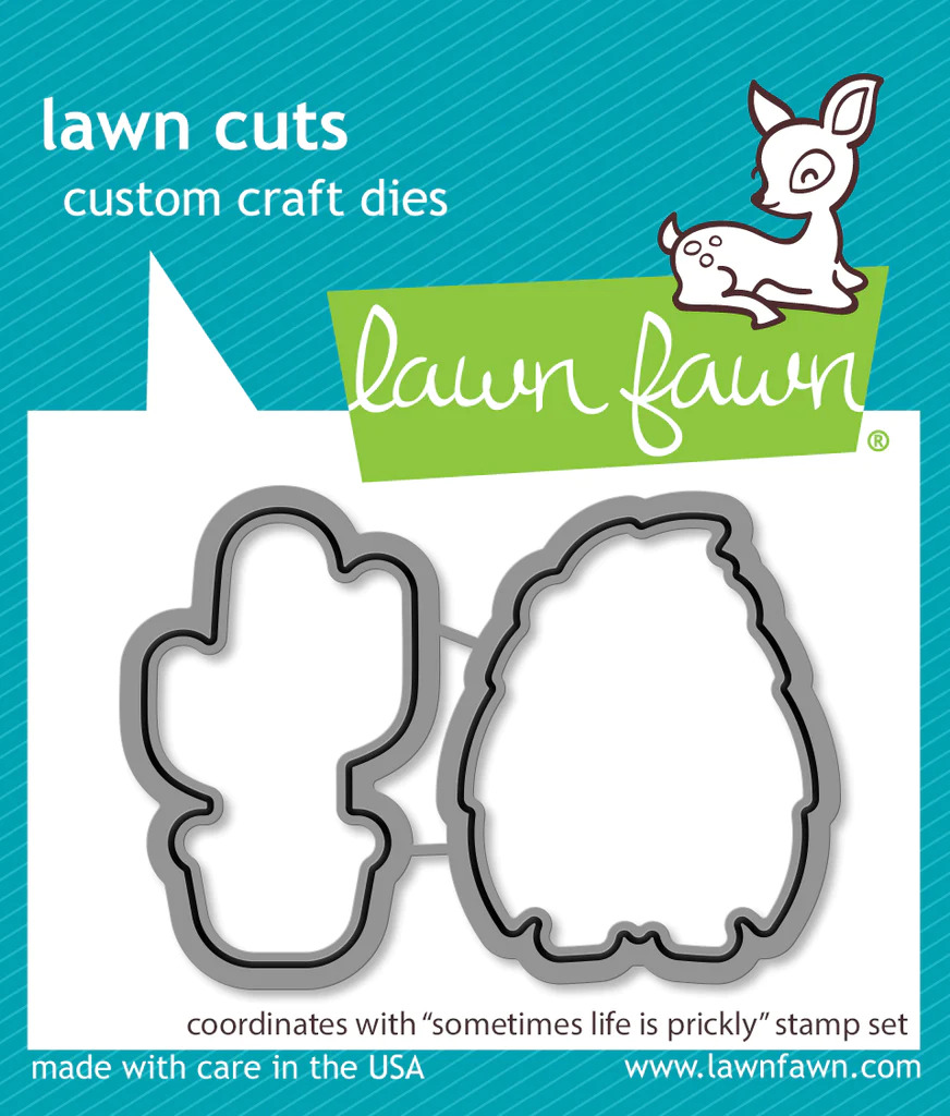 Lawn Fawn - Lawn Cuts- Sometimes Life is Prickly Dies - LF3356