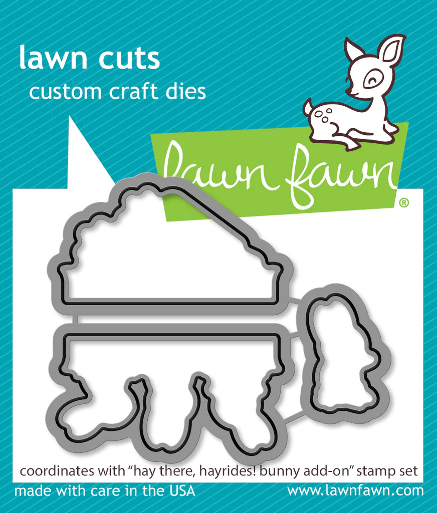 Lawn Fawn - Lawn Cuts- Hay There, Hayrides! Bunny Add On - LF3358