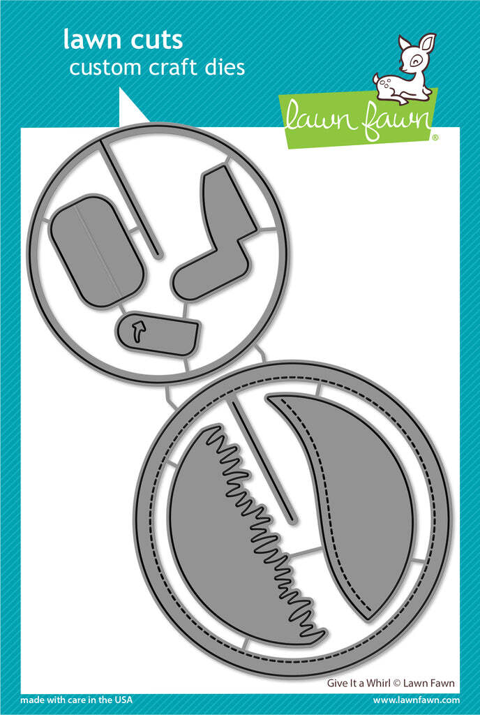 Lawn Fawn - Lawn Cuts - Give It A Whirl Dies - LF3366