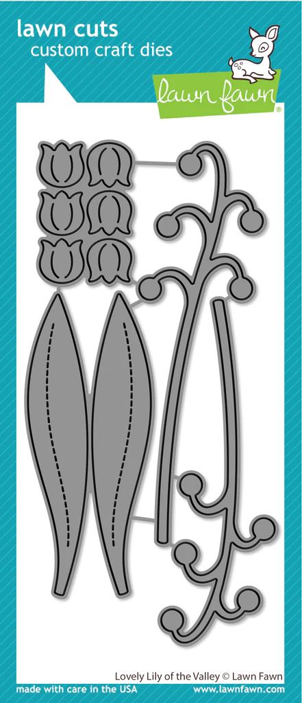 Lawn Fawn - Lawn Cuts - Lovely Lily of the Valley Dies - LF3377