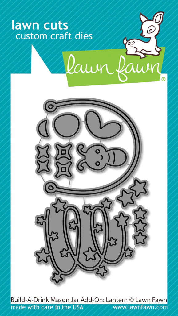 Lawn Fawn - Lawn Cuts - Build a Drink Mason Jar Add-On: Lantern - LF3433