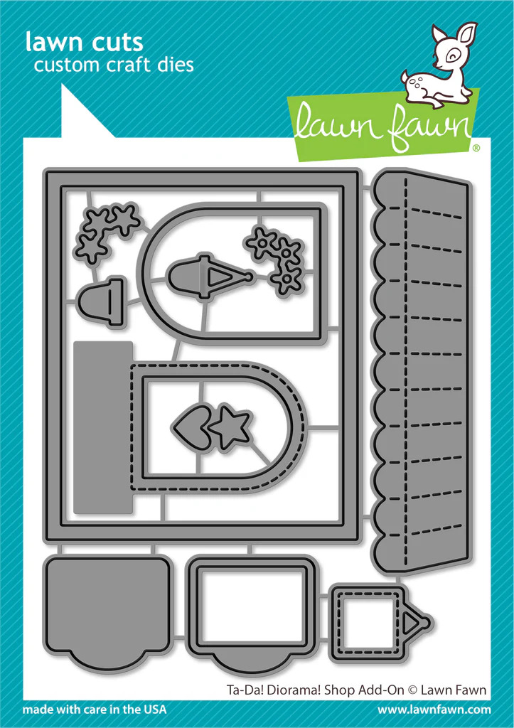 Lawn Fawn - Lawn Cuts - Ta-Da! Diorama! Shop Add-On Add-On - LF3434