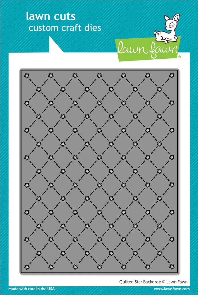 Lawn Fawn - Lawn Cuts - Quilted Star Backdrop - LF3451