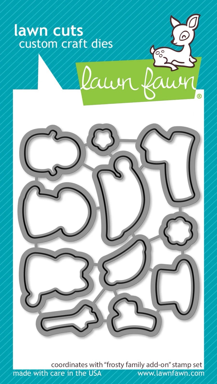 Lawn Fawn - Lawn Cuts - Frosty Family Add-On - LF3507