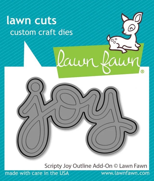 Lawn Fawn - Lawn Cuts - Scripty Joy Add-On Die - LF3520