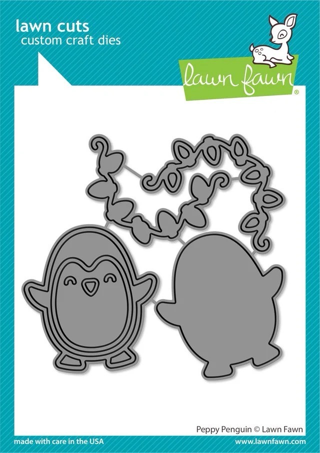 Lawn Fawn - Lawn Cuts - Peppy Penguin Dies - LF3524