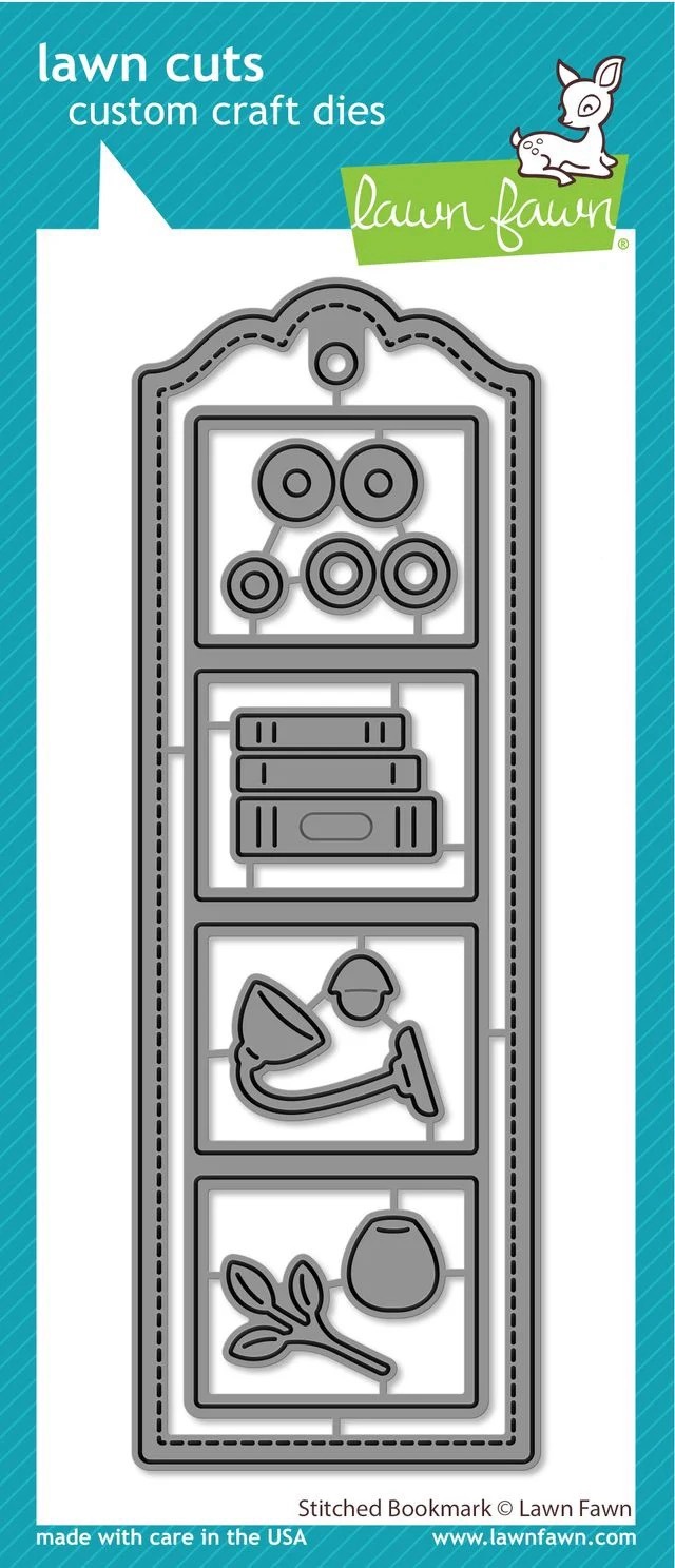 Lawn Fawn - Lawn Cuts - Stitched Bookmark Dies - LF3525