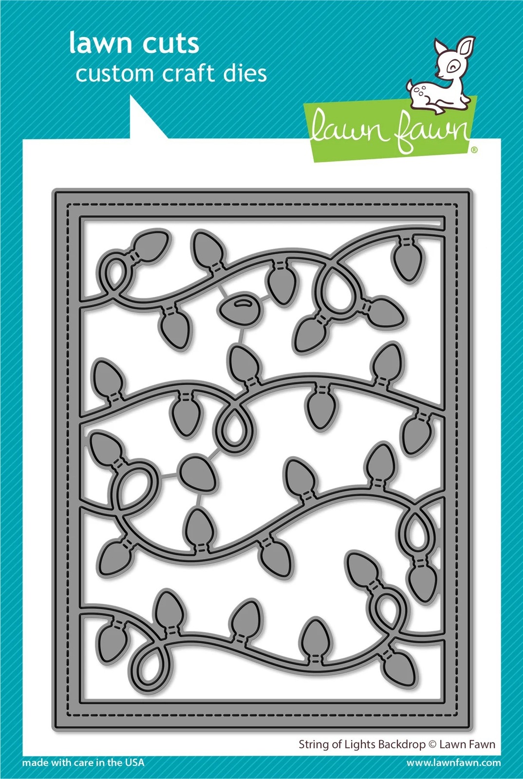 Lawn Fawn - Lawn Cuts - String Of Lights Backdrop Dies - LF3526