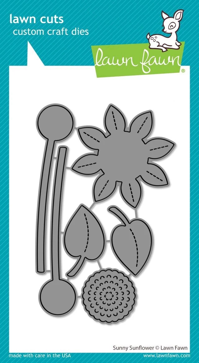 Lawn Fawn - Lawn Cuts - Sunny Sunflower Dies - LF3529