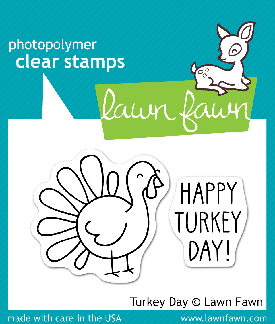 Lawn Fawn Stamps Turkey Day LF359 
