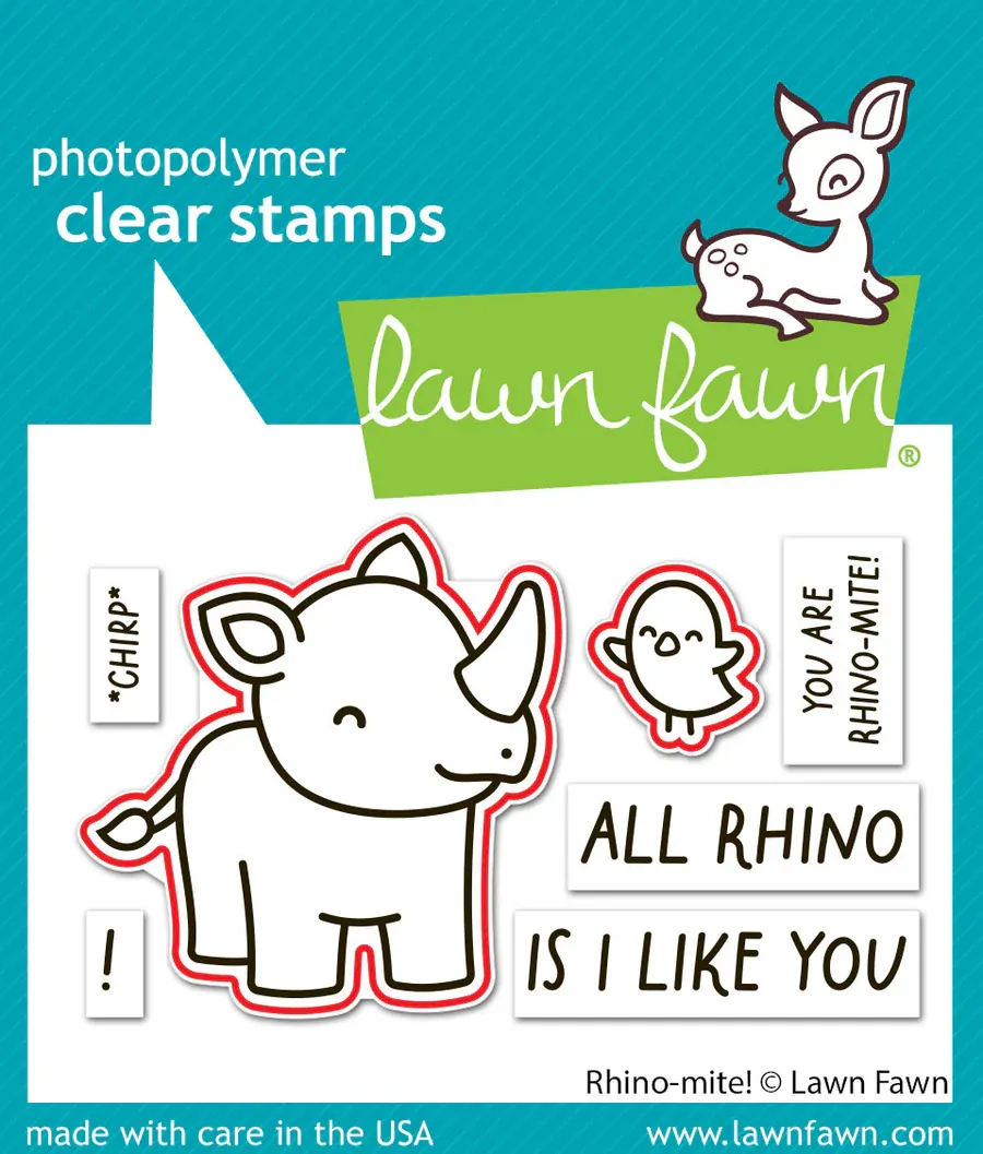 Lawn Fawn - Rhino-Mite - Stamp and Die Bundle