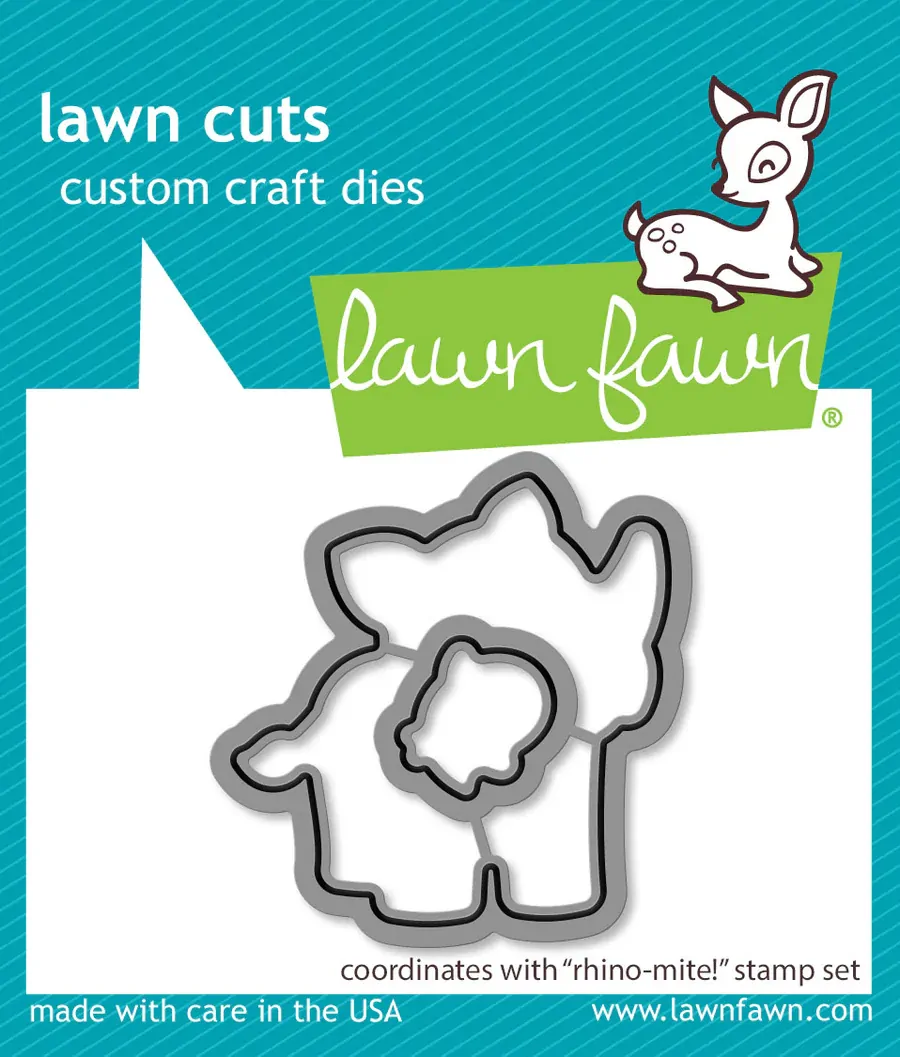 Lawn Fawn - Stamps - Rhino-Mite - LF3594