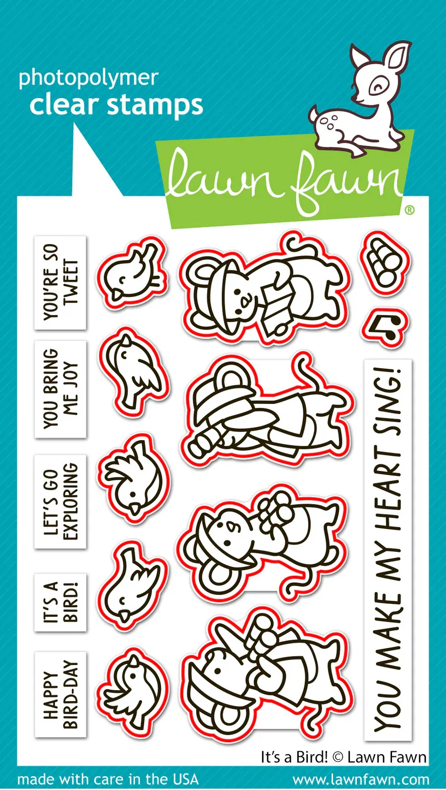 Lawn Fawn - It’s a Bird! - Stamp and Die Bundle