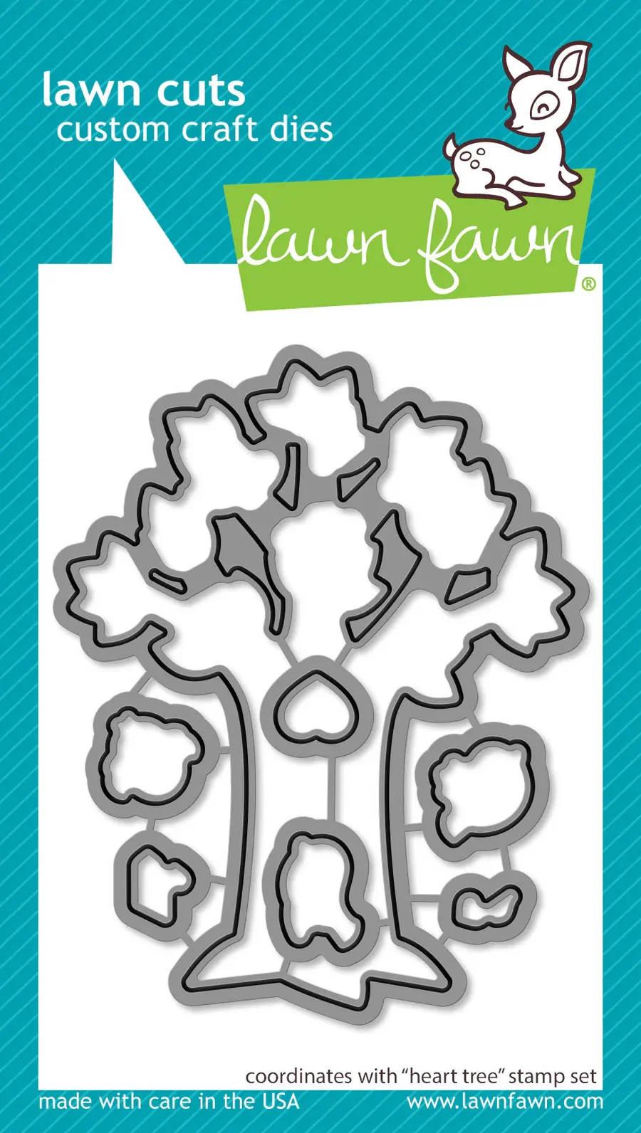 Lawn Fawn - Lawn Cuts - Heart Tree - LF3672