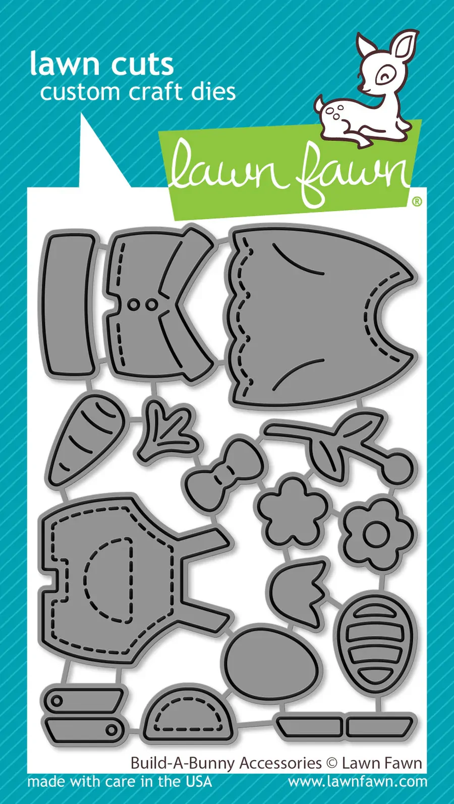 Lawn Fawn - Lawn Cuts - Build-A-Bunny Accessories Dies - LF3683