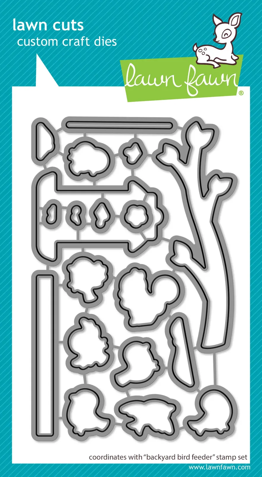 Lawn Fawn - Lawn Cuts - Backyard Bird Feeder Dies - LF3708