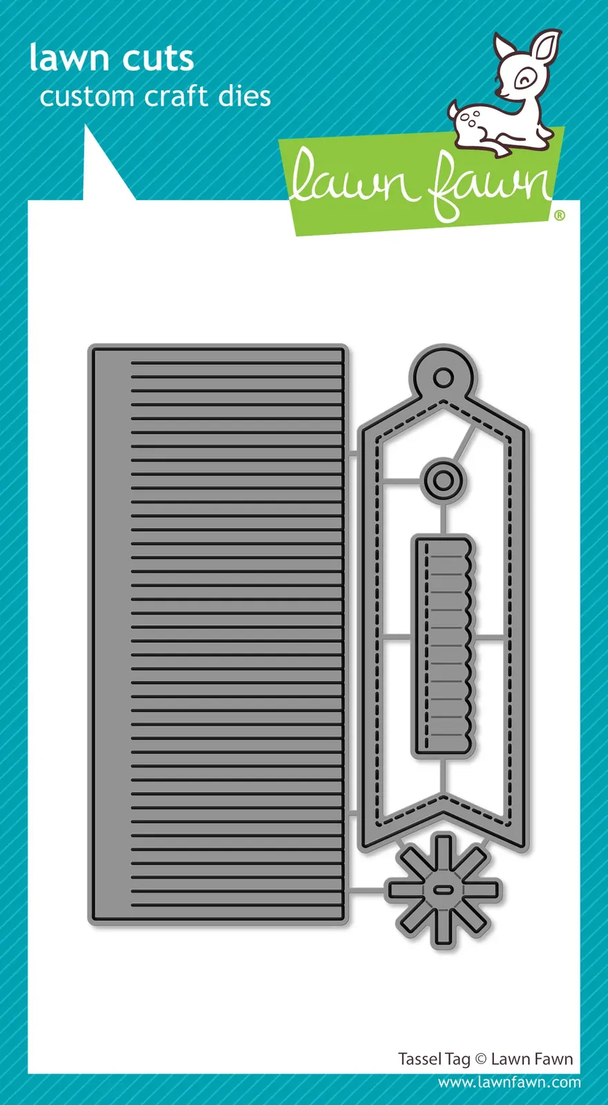 Lawn Fawn - Lawn Cuts - Tassel Tag Dies - LF3727