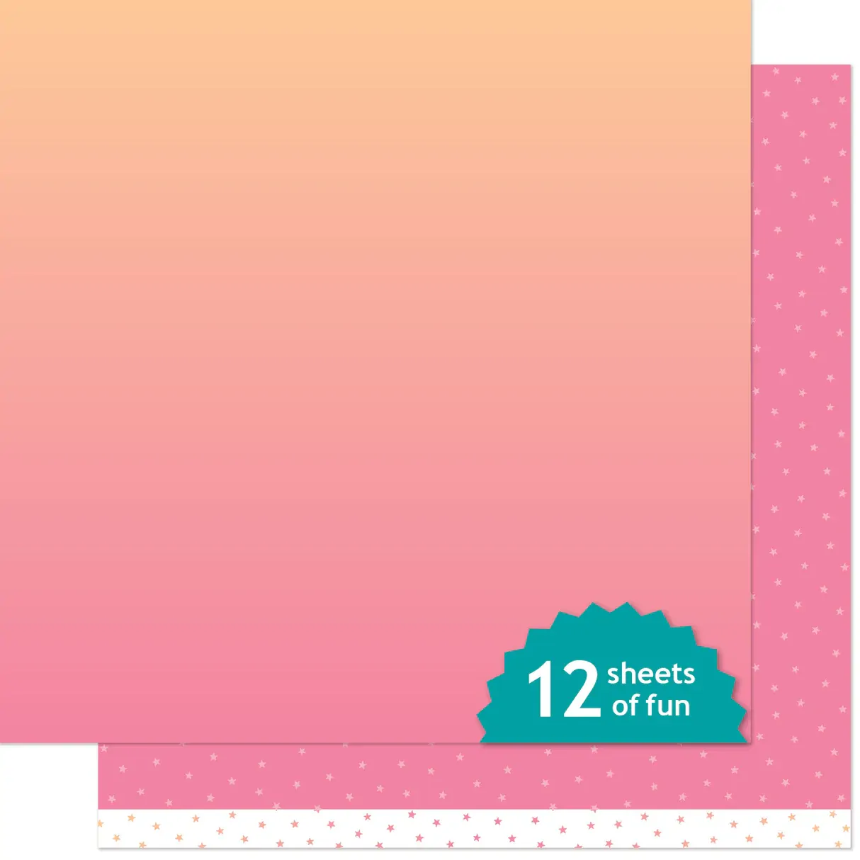 Lawn Fawn - Paper - Gleeful Gradients - Sunset Skies - LF3756