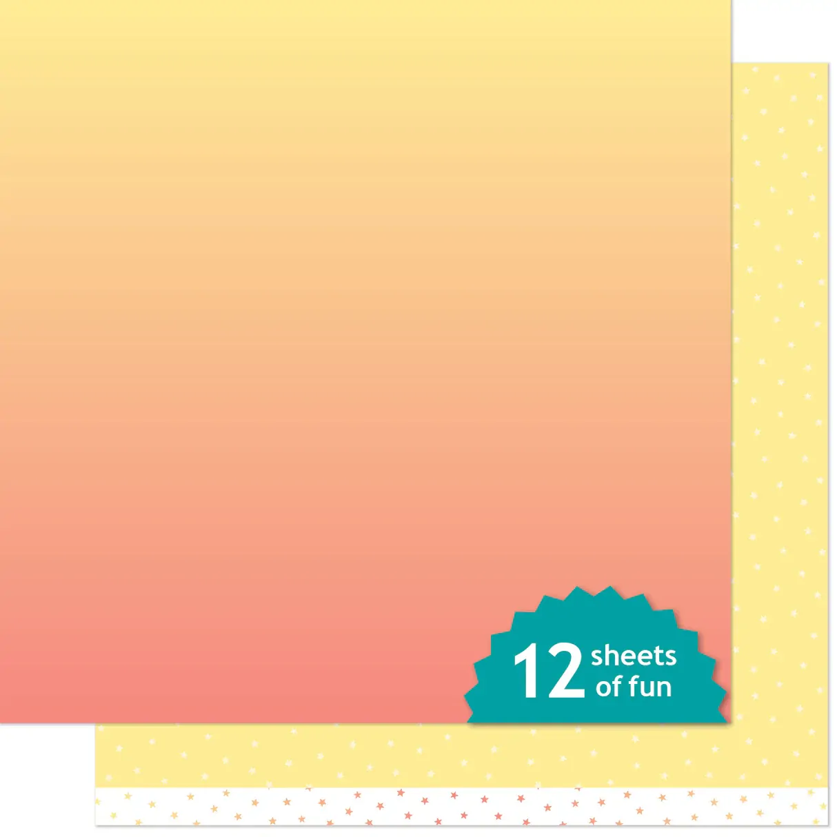 Lawn Fawn - Paper - Gleeful Gradients - Sunrise Skies - LF3757
