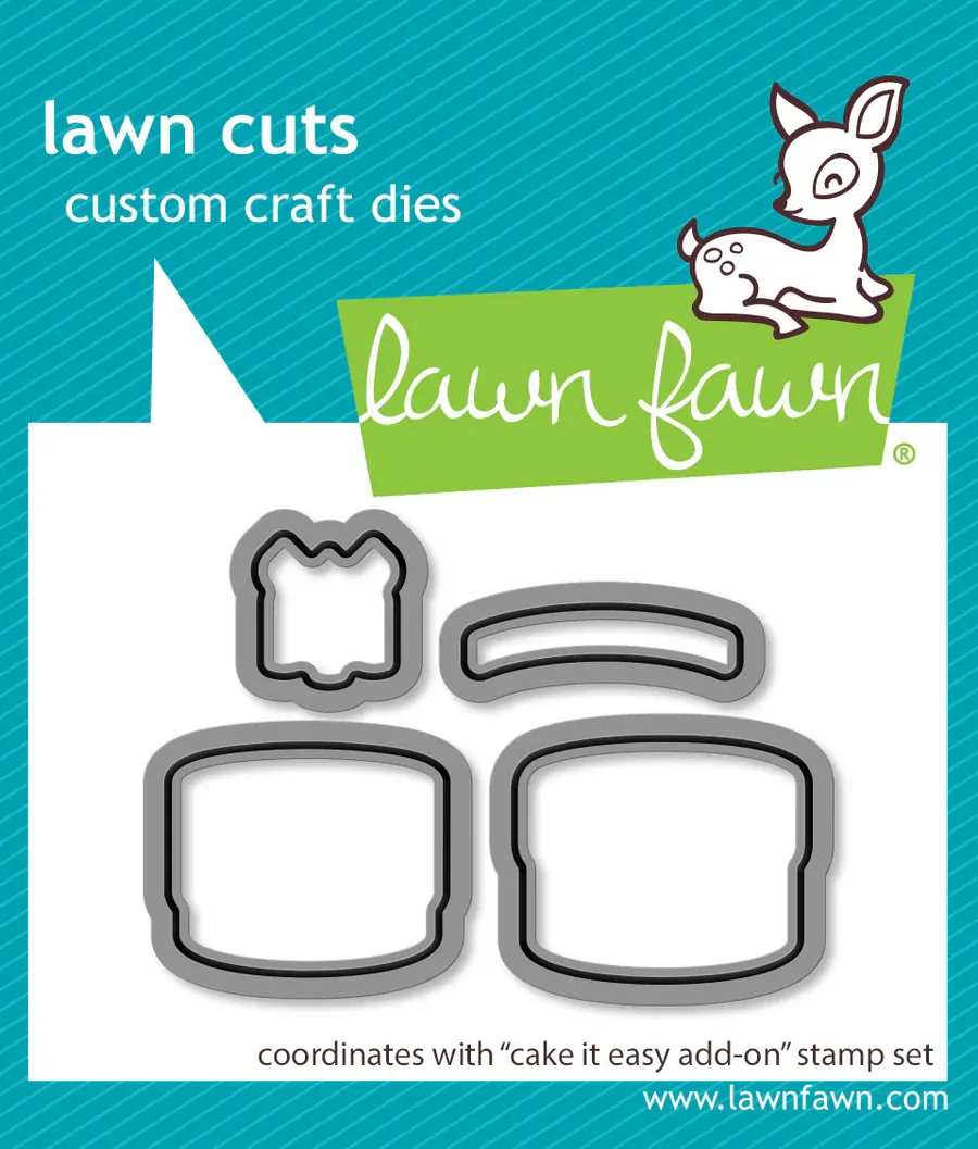 Lawn Fawn - Lawn Cuts - Cake It Easy Add-On - LF3774