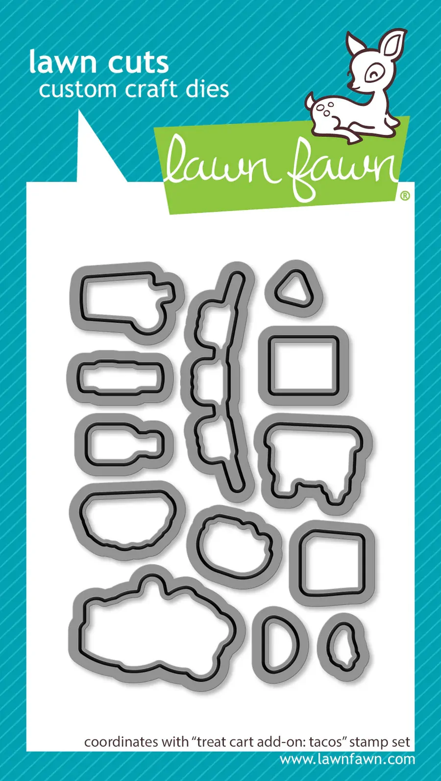 Lawn Fawn - Lawn Cuts - Treat Cart Add-On: Tacos - LF3778