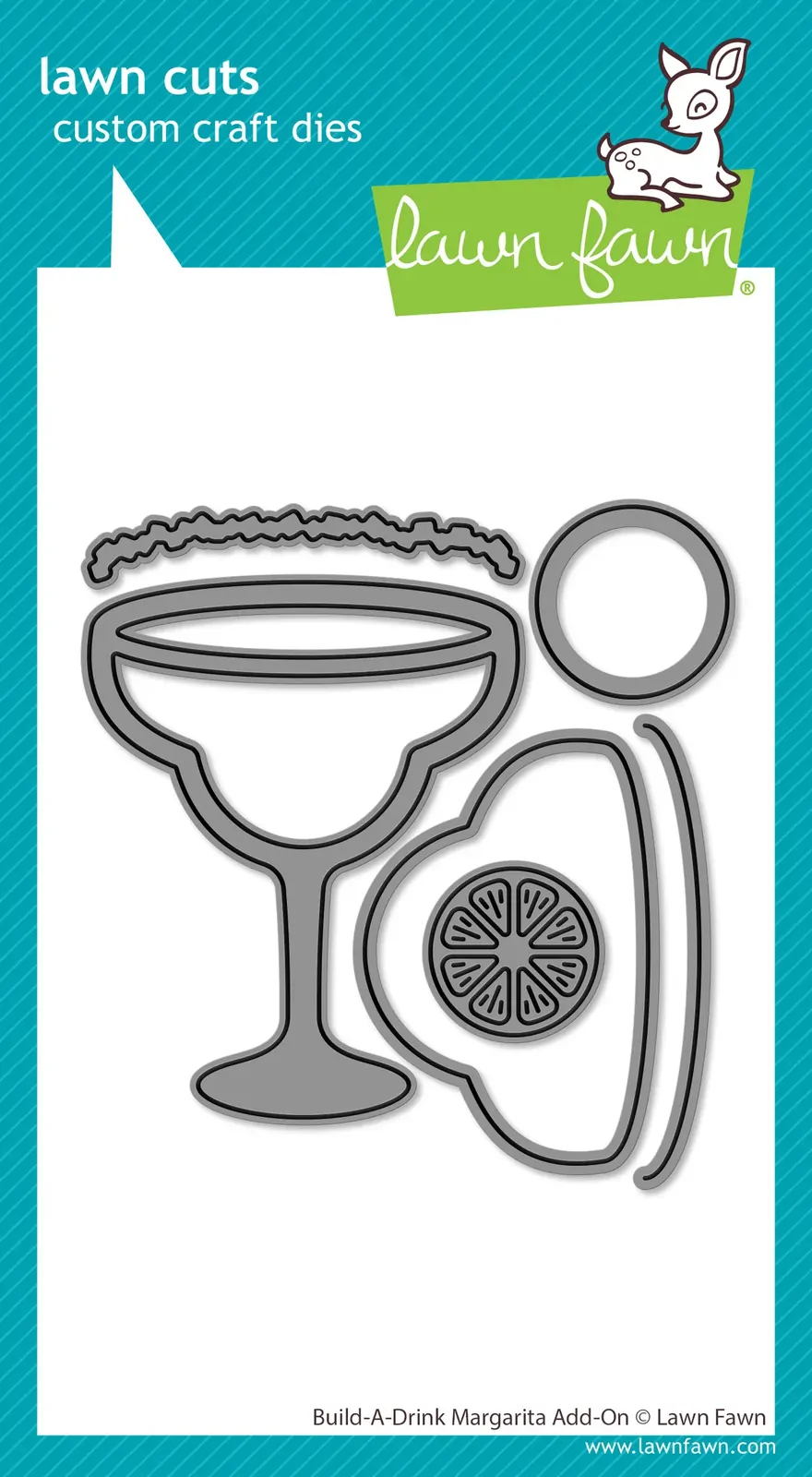 Lawn Fawn - Lawn Cuts - Build-A-Drink Margarita Add-On Dies - LF3804