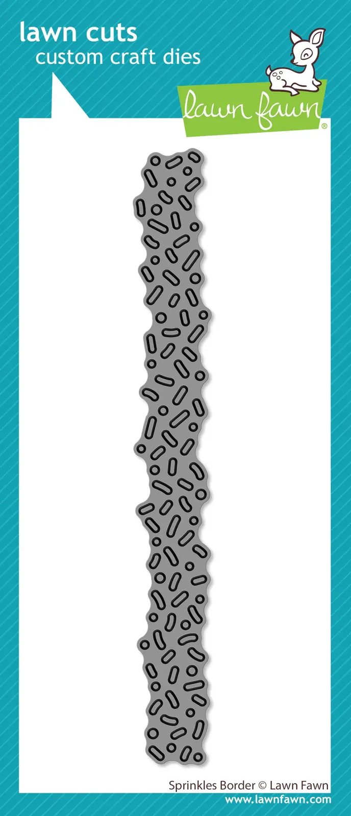 Lawn Fawn - Lawn Cuts - Sprinkles Border Dies - LF3807