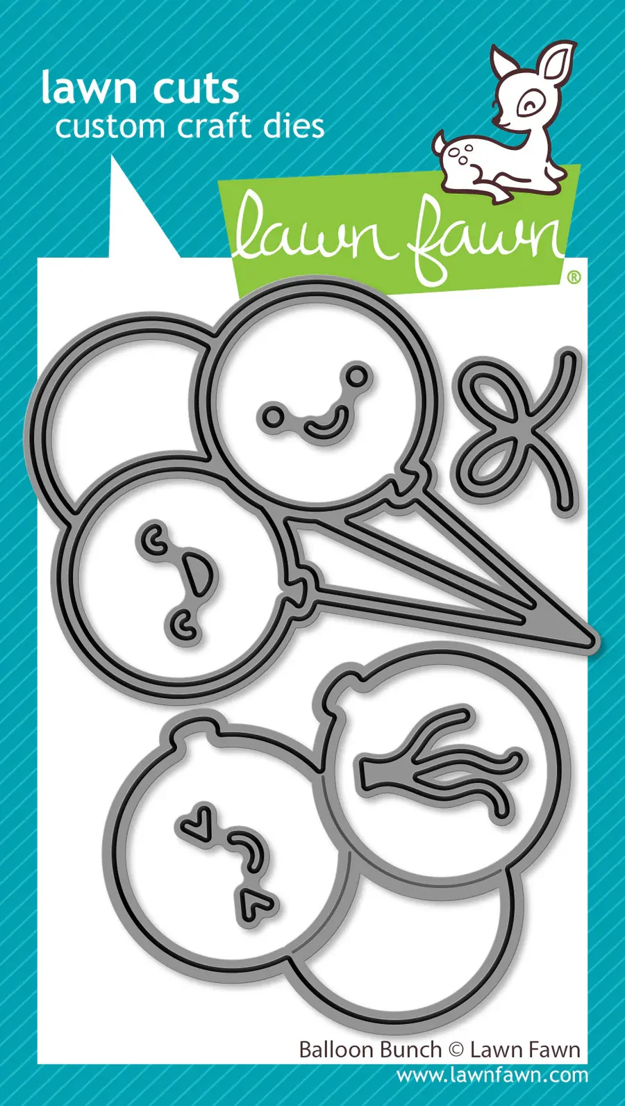 Lawn Fawn - Lawn Cuts - Balloon Bunch Dies - LF3811