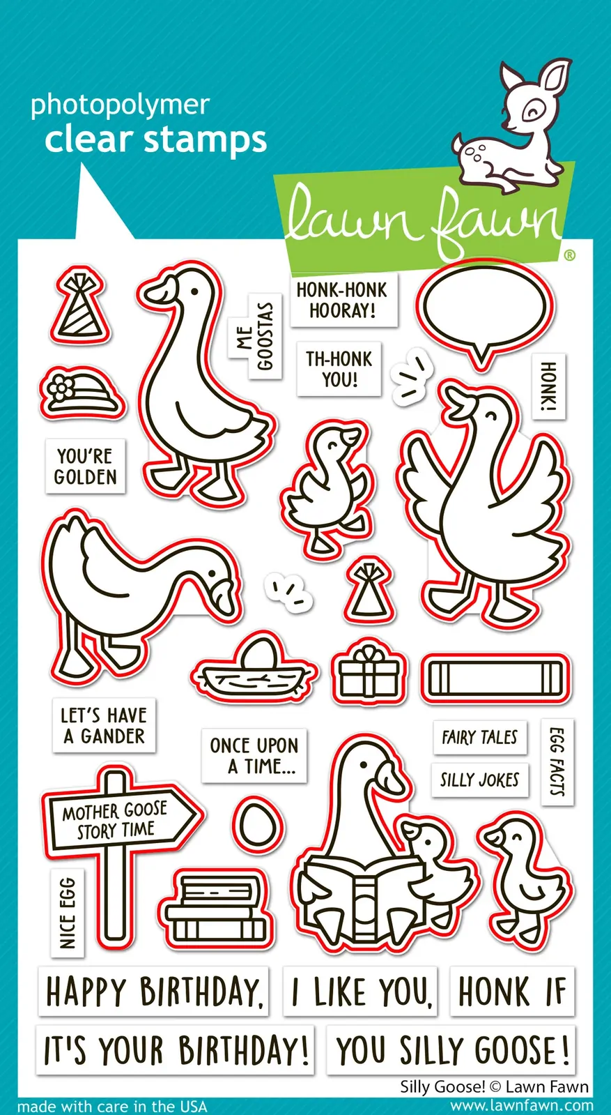 Lawn Fawn - Silly Goose - Stamp and Die Bundle