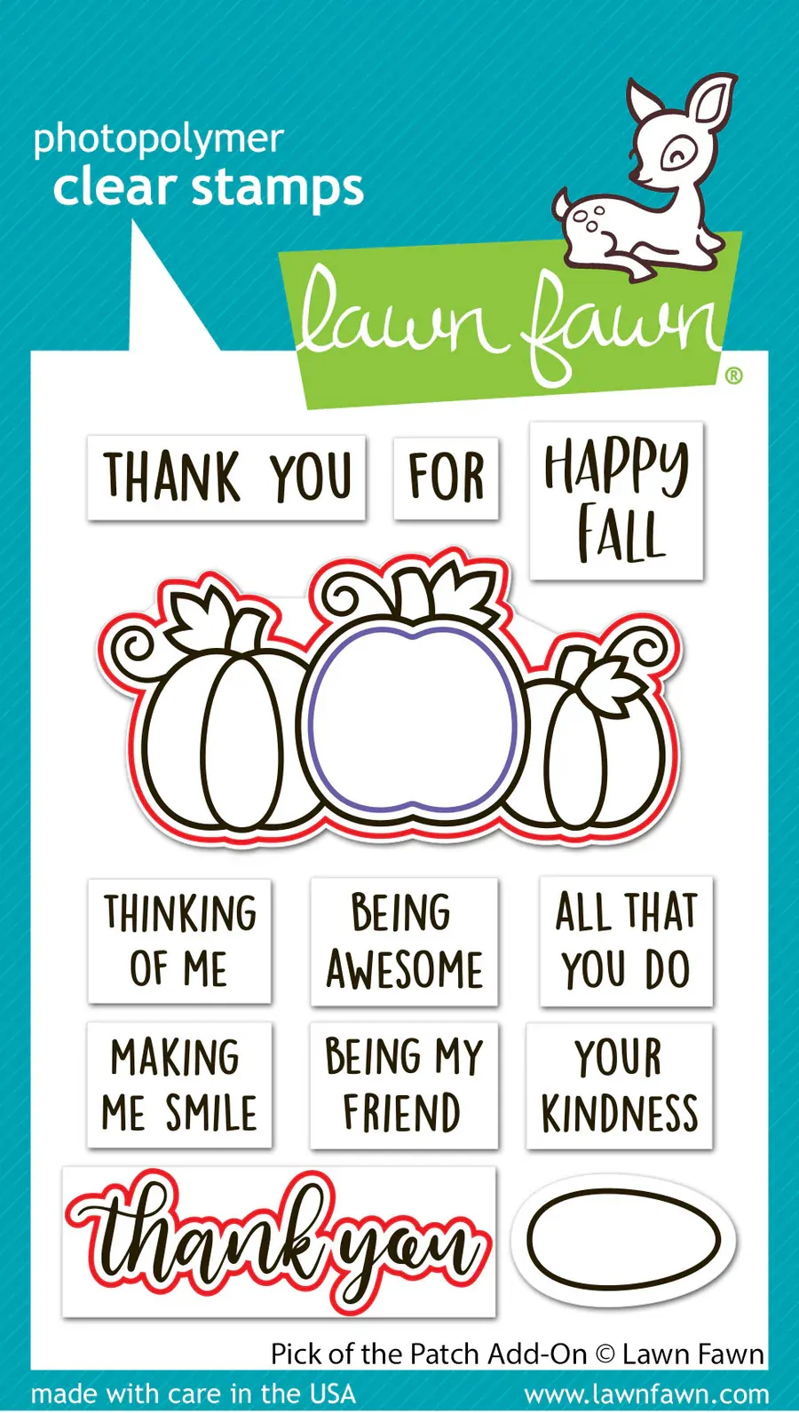 Lawn Fawn - Pick of the Patch Add-On - Stamp and Die Bundle